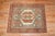 A Square Antique Persian Heriz rug from the 2nd quarter of the 20th century. Measures: 3'4'' x 4'1''.