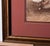 1974 Printing R. C. Gorman "Arabesque" Artist Hand Signed & Numbered Very Limited Edition 22/75 Framed & Matted Serigraph For Sale In San Diego - Image 6 of 7
