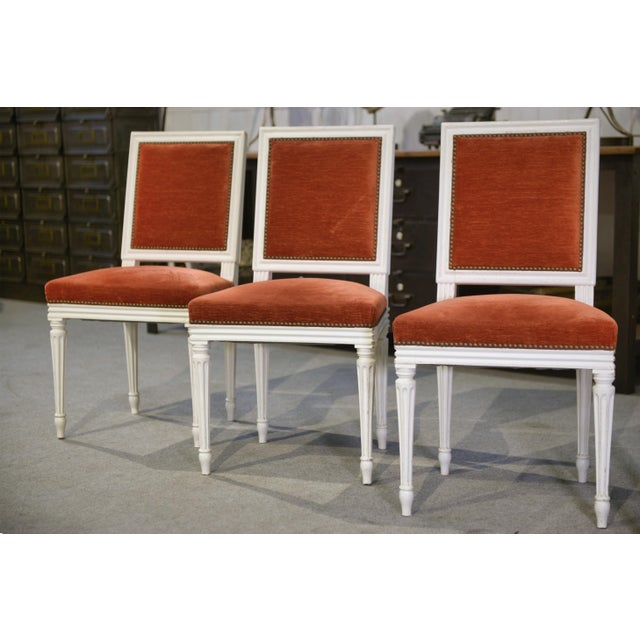 1970s Louis XVI Chairs, 1970s, Set of 4 For Sale - Image 5 of 14