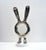 Sculptural Ceramic Bunny Mirror by Matteo Cibic for Superego, 2007 For Sale - Image 9 of 9