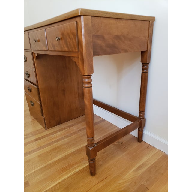 Vintage Ethan Allen Heirloom Collection Maple Desk Chairish