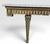 Vintage Italian Neoclassical Etched Marble and Gilt Brass Low Coffee Table For Sale In Portland, ME - Image 6 of 17