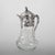 Art Nouveau 1920s Gorham Inspired Art Nouveau Floral High Relief Silver Plate & Etched Claret Jug For Sale - Image 3 of 5