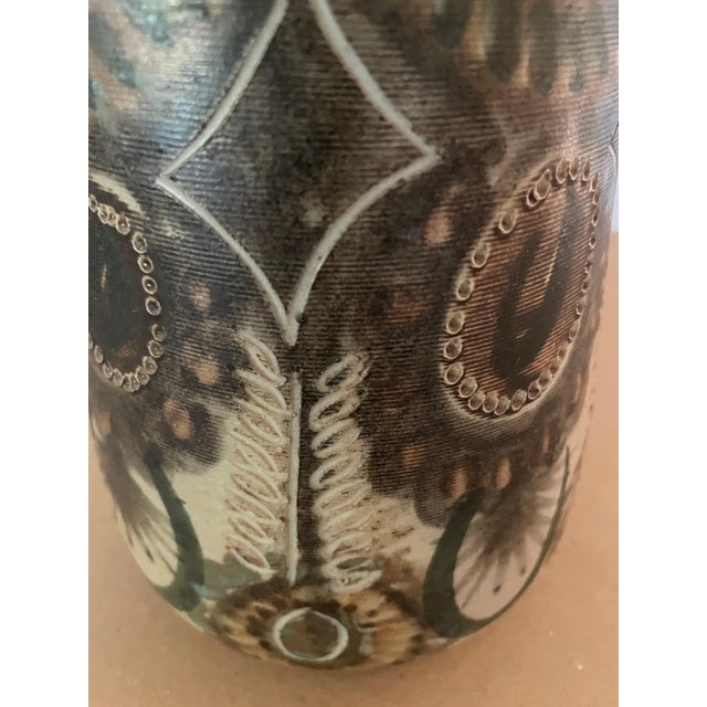 Ceramic Ceramic Boureille Vase by JC Courjault, 1970s For Sale - Image 7 of 8