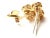 Van Cleef & Arpels Diamond 18k Yellow Gold Flower Pin Brooch For Sale In Philadelphia - Image 6 of 10