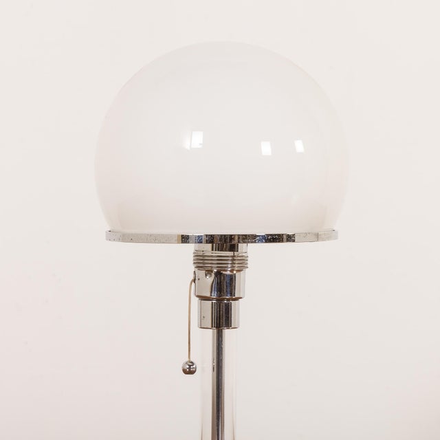 Mid-Century Modern Bauhaus WG24 Table Lamp by Wilhelm Wagenfeld, 1980s For Sale - Image 3 of 8