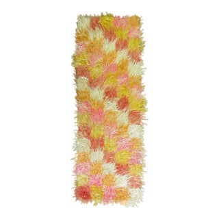 Mid 20th Century Tulu Shag Runner, 3'4'' X 9'2'' For Sale