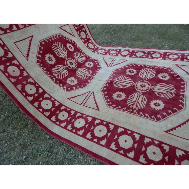 Textile Vintage Turkish Kars Rug 6′6″ × 10′2″ For Sale - Image 7 of 13