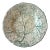 Antique 19th Century Continental White Cabbage Ware Plate | Green Veining For Sale