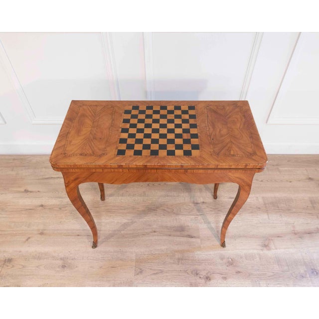 Louis XV–Period Game Table in Rosewood Marquetry, France, 18th Century For Sale - Image 10 of 10