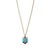 Mid-Century Modern Wyoming Yellowstone National Park Fritz Reu Sterling Silver Enamel Vintage Charm on 18 Inch Gold Filled Necklace For Sale - Image 3 of 5