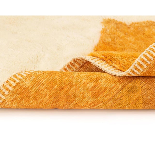 Hand-Knotted Moroccan Wool Rug by Azele Studio For Sale - Image 6 of 11