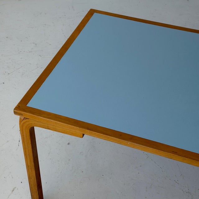 Magnus Olesen 1980s Rectangle Birch Table/Desk Attributed to Rud Thygesen and Johnny Sørensen for Magnus Olesen For Sale - Image 4 of 8