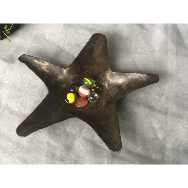 Metal Star Trinket Tray Catchall For Sale - Image 9 of 11