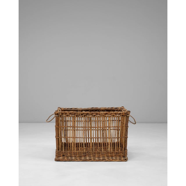 1920s French Wicker Basket For Sale - Image 16 of 18