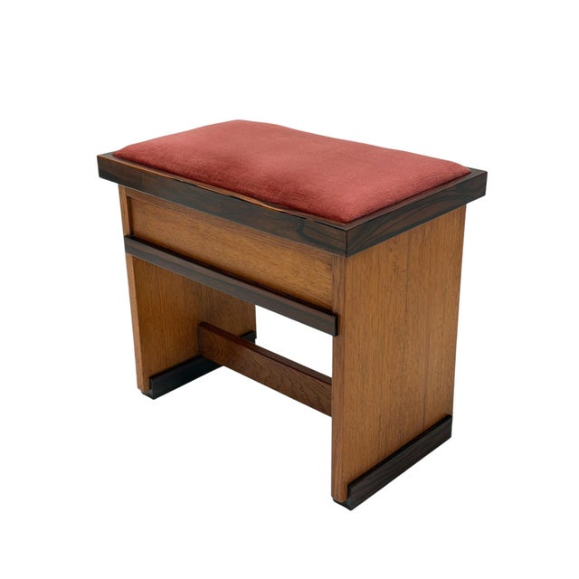 1920s Art Deco Modernist Stool by Hendrik Wouda for Pander, 1924 For Sale - Image 5 of 16