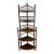 Early 20th Century Victorian Bamboo Corner Five-Tier Shelf For Sale