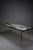 Mid-Century Modern Abstract Black and White Glass Mosaic Coffee Table with Brass Legs by Berthold Müller, 1955 For Sale - Image 3 of 18