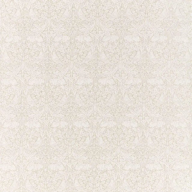 Morris & Co Pure Brer Rabbit Print Fabric in Linen For Sale