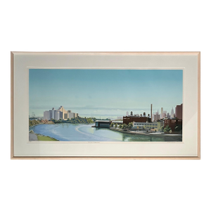 Late 20th Century "View From The Triboro Bridge" AP By Richard Chiriani