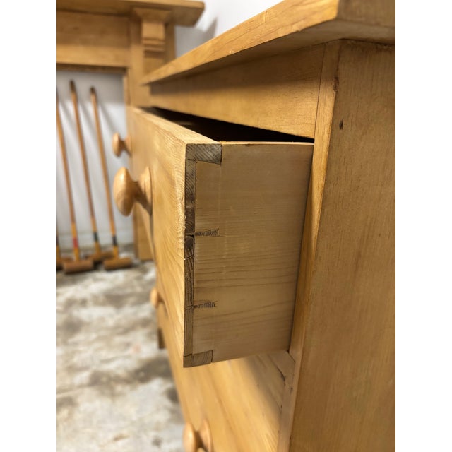 Antique English Pine Chest of Drawers For Sale - Image 11 of 11