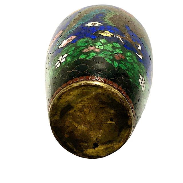 Late 19th-Century Japanese Cloisonné Dragon Cabinet Vase For Sale - Image 14 of 14