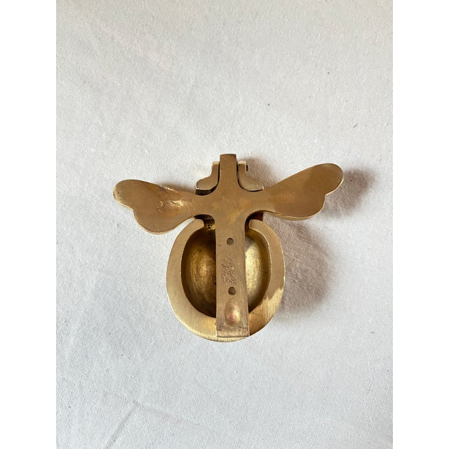 2020s English Brass Bumble Bee Door Knocker For Sale - Image 5 of 6