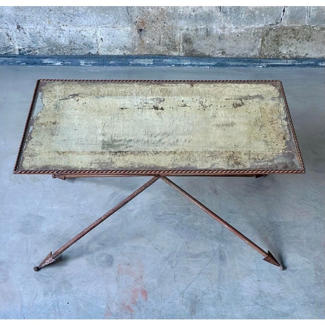French Art Deco Period Arrow Coffee Table | Chairish