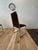 Metal Set of 4 Modern Chrome Dining Chairs in Brown Ultrasuede, Milo Baughman Style For Sale - Image 7 of 8