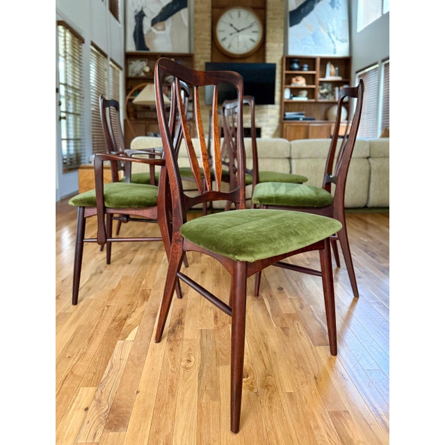 1960s Niels Koefoed Rosewood "Ingrid" Dining Chairs - Set of 6 For Sale - Image 9 of 16