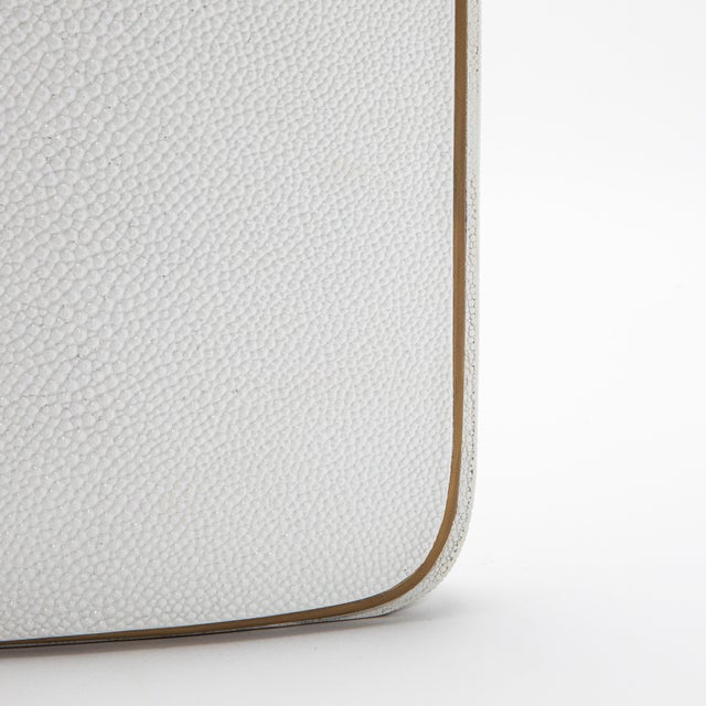 Shagreen Vase With Brass Details by R&y Augousti For Sale - Image 10 of 10