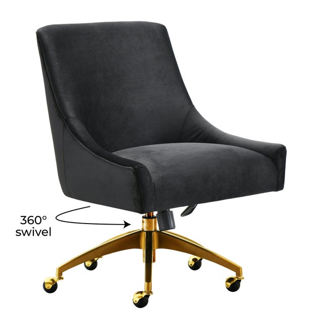 2020s Beatrix Black Office Swivel Chair For Sale - Image 5 of 8