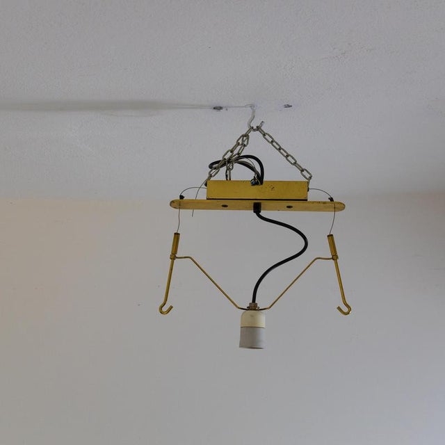 Ceiling Lamp with Conical Diffuser In Satin Glass For Sale - Image 3 of 11
