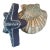 Beaded Seashell and Starfish Pillows, Set of 2 For Sale