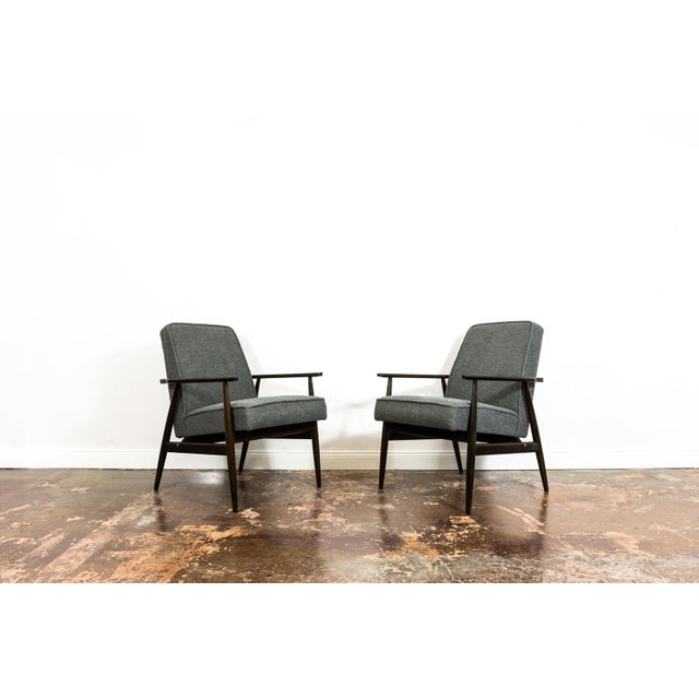 Vintage Armchairs by H. Lis, Poland, 1960s, Set of 2 For Sale - Image 6 of 14