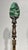 Late 19th Century Antique Chinese Hand-Carved Malachite Table Lamp For Sale - Image 5 of 7