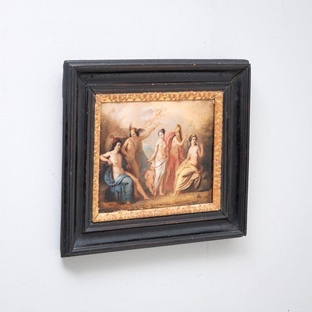 Italian Artist, Judgment of Paris, 19th Century, Oil on Canvas For Sale - Image 3 of 9