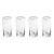 Cappelletti Hammered Highball Glasses, Set of 4 For Sale
