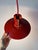 Postmodern Flipper Red Louvered Lamp by Mogens Davidsen for SC Sørensen For Sale - Image 3 of 11