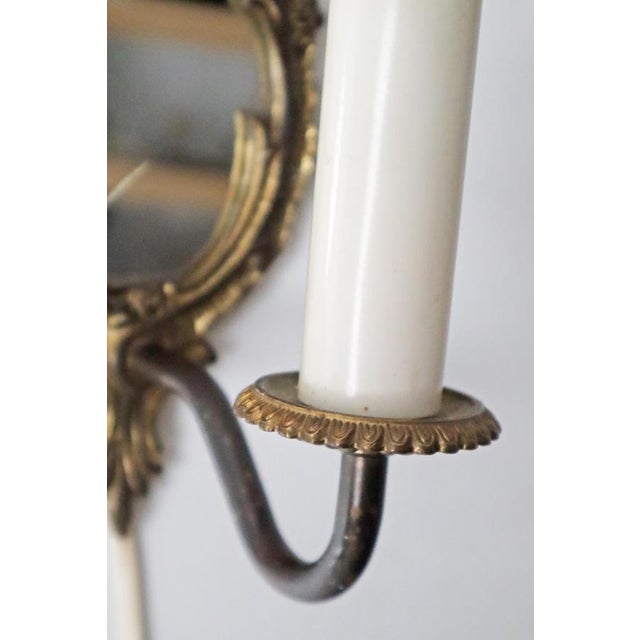 Small Wall Lamps with Mirror, France, 1960s, Set of 2 For Sale - Image 11 of 17