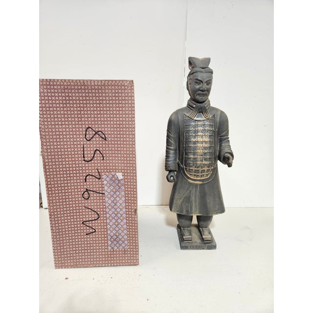 Chinese Junior Officer 1 Terra- Cotta Warrior For Sale - Image 3 of 8