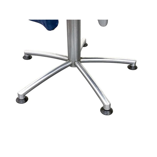 Metal Danish Foersom & Hiort-Lorenzen "Partner" Desk Chair for Erik Jorgensen For Sale - Image 7 of 8