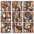 Neutral & Grungy Polyptych Grid 7 - #6 - 8x8 Abstract Painting Reproduction by Susan Olivio For Sale - Image 4 of 5
