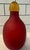 Murano v. Nason & Co. Satin Red Glass With Amber Stopper, Italy – 8in For Sale In Detroit - Image 6 of 7