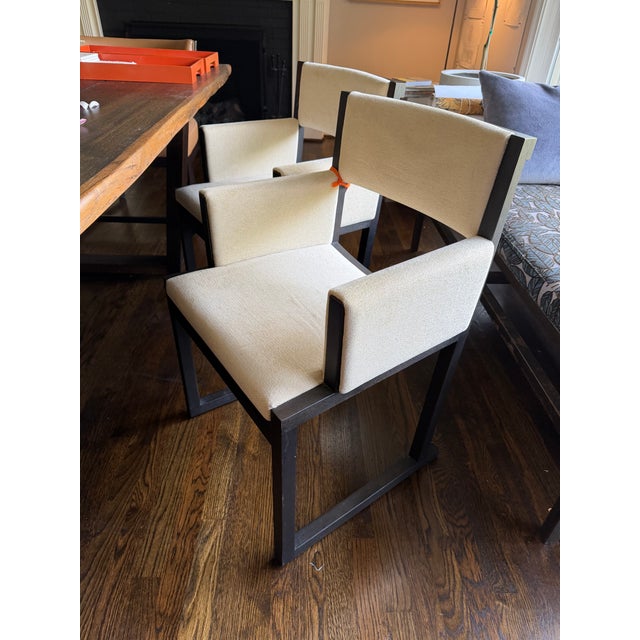Wood Custom Camerich Dining Room Chairs [4] For Sale - Image 7 of 14