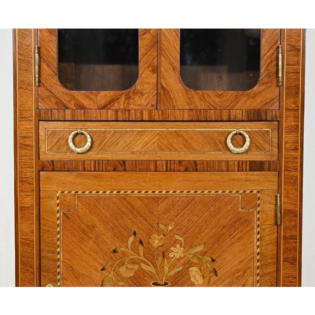 Louis XVI Style Showcase, Late 19th Century For Sale - Image 14 of 18