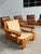 Modular Sectional Sofa in Pine and Leather, 1970s, Set of 6 For Sale - Image 18 of 18