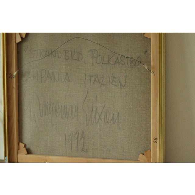 Gunnar Ingemar Erixon, Coastal Landscape, 1992, Oil on Canvas, Framed For Sale - Image 8 of 11