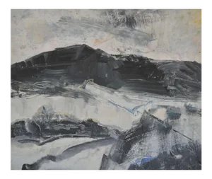 Peter Rossiter New Black & White: Abstract Expressionist Contemporary Landscape