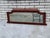 Wood 19th Century French Empire Walnut Figure Vener Hallway Wall Mirror. For Sale - Image 7 of 18